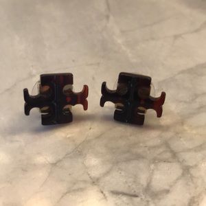 Tory Burch tortoise earrings